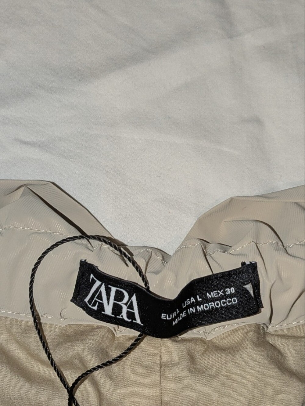 Zara beige bubble skirt with elastic waist - Picture 4 of 7